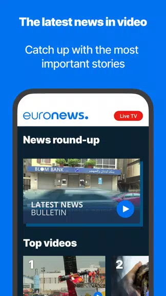 Schermata Euronews - Daily, live TV news 2