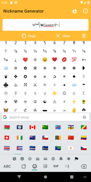 Fancy Text Symbols ဖန်သားပြင်ဓာတ်ပုံ 1