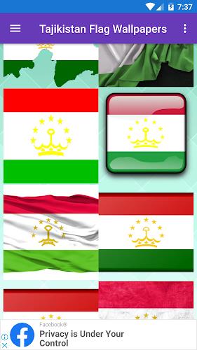 Tajikistan Flag Wallpaper: Fla Captura de tela 2