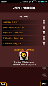 Guitar Chord Transposer Simple Screenshot 1