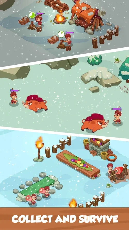 Icy Village: Tycoon Survival 스크린샷 0