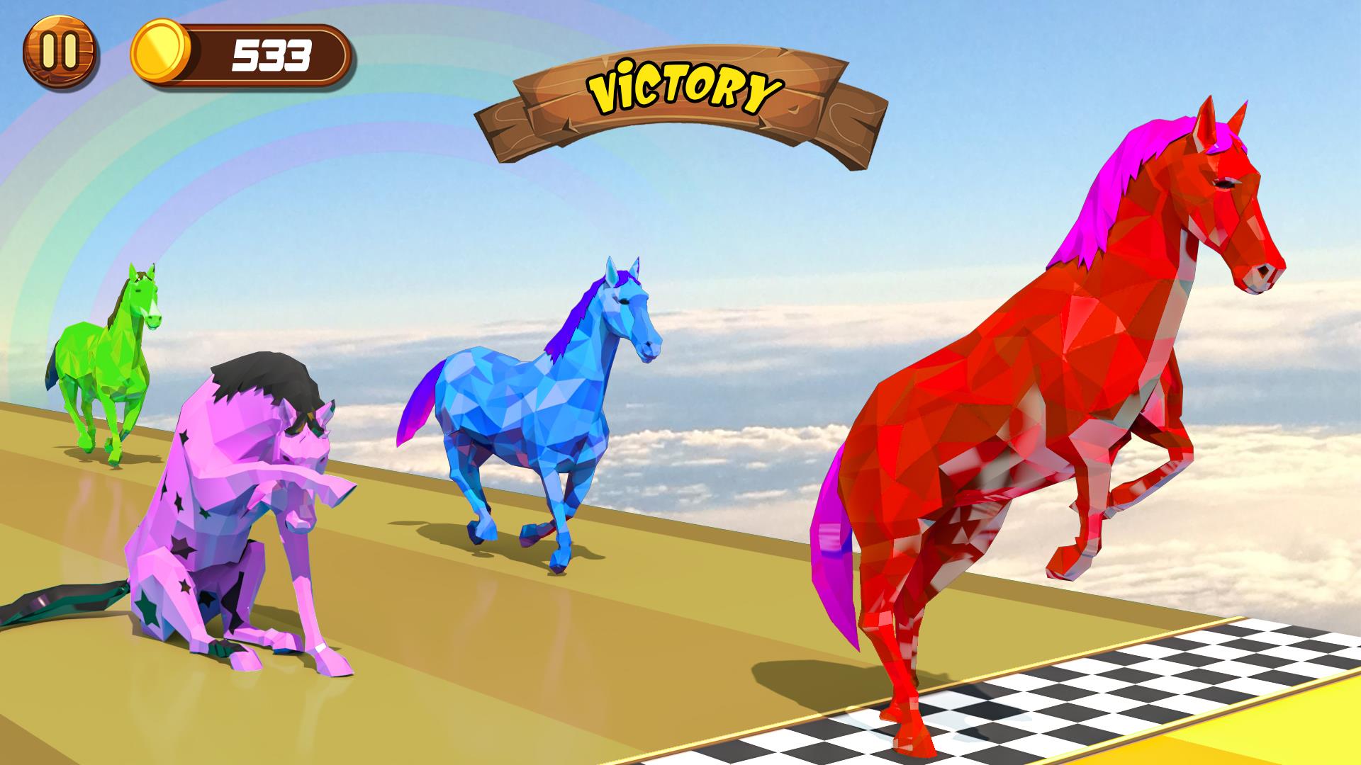 Horse Dash: Fun Runner 2023 Ekran Görüntüsü 2