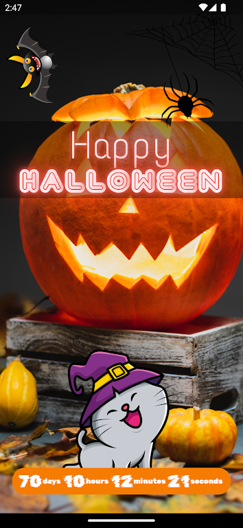 How long until Halloween? Tangkapan skrin 2