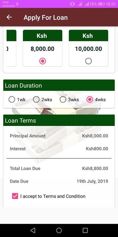 Loans Chap Chap应用截图第2张