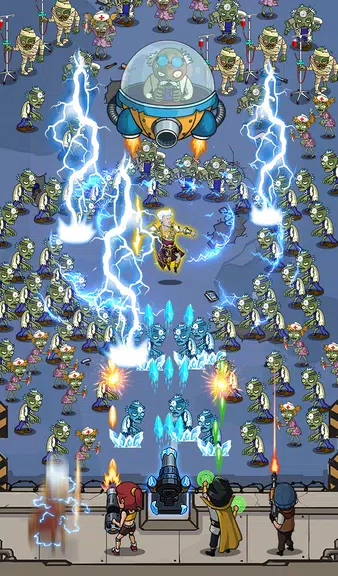 Zombie War Idle Defense Game Tangkapan skrin 1
