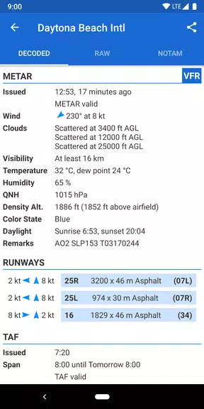 Avia Weather - METAR & TAF應用截圖第1張