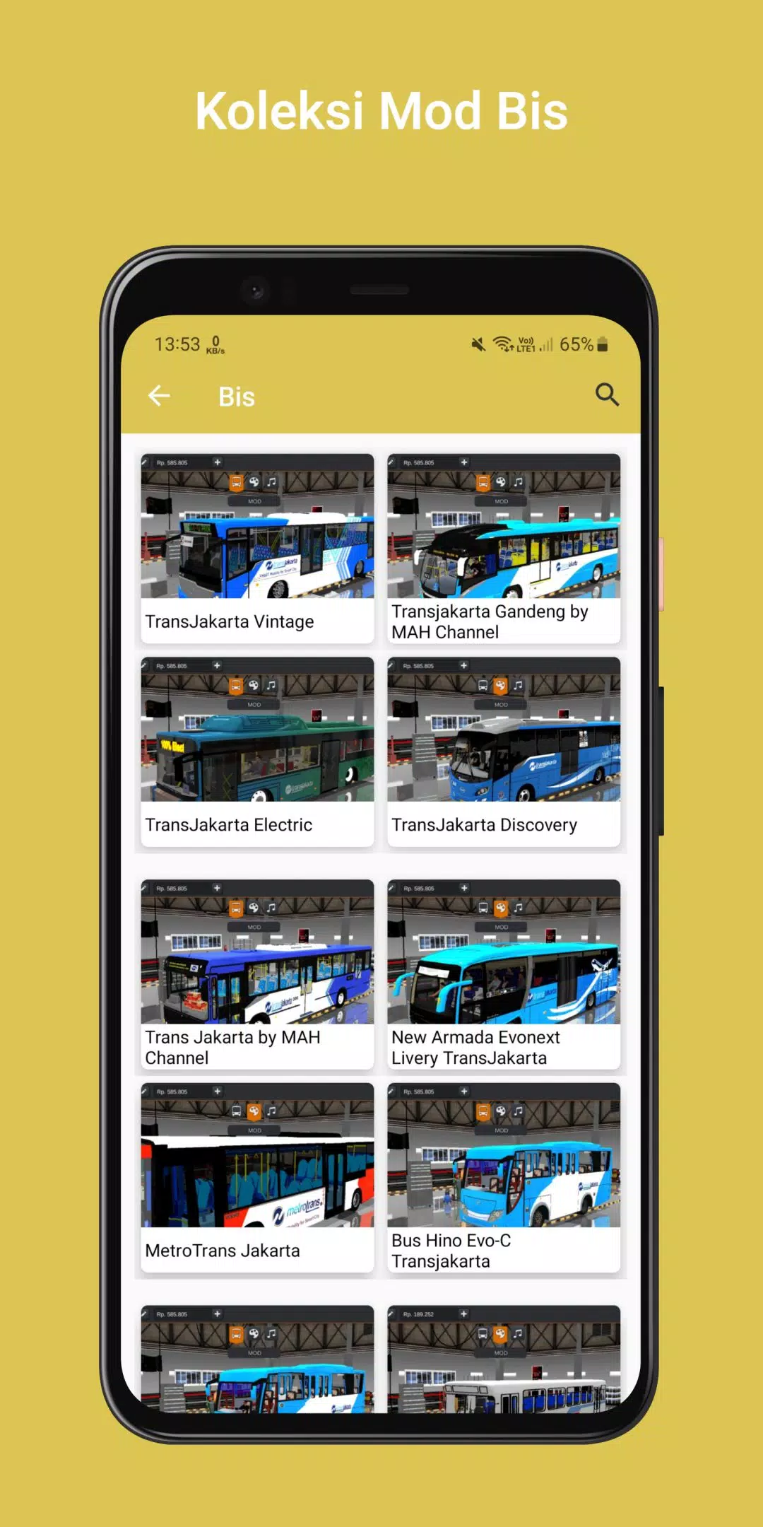 MOD Bus Simulator Indonesia Tangkapan skrin 1