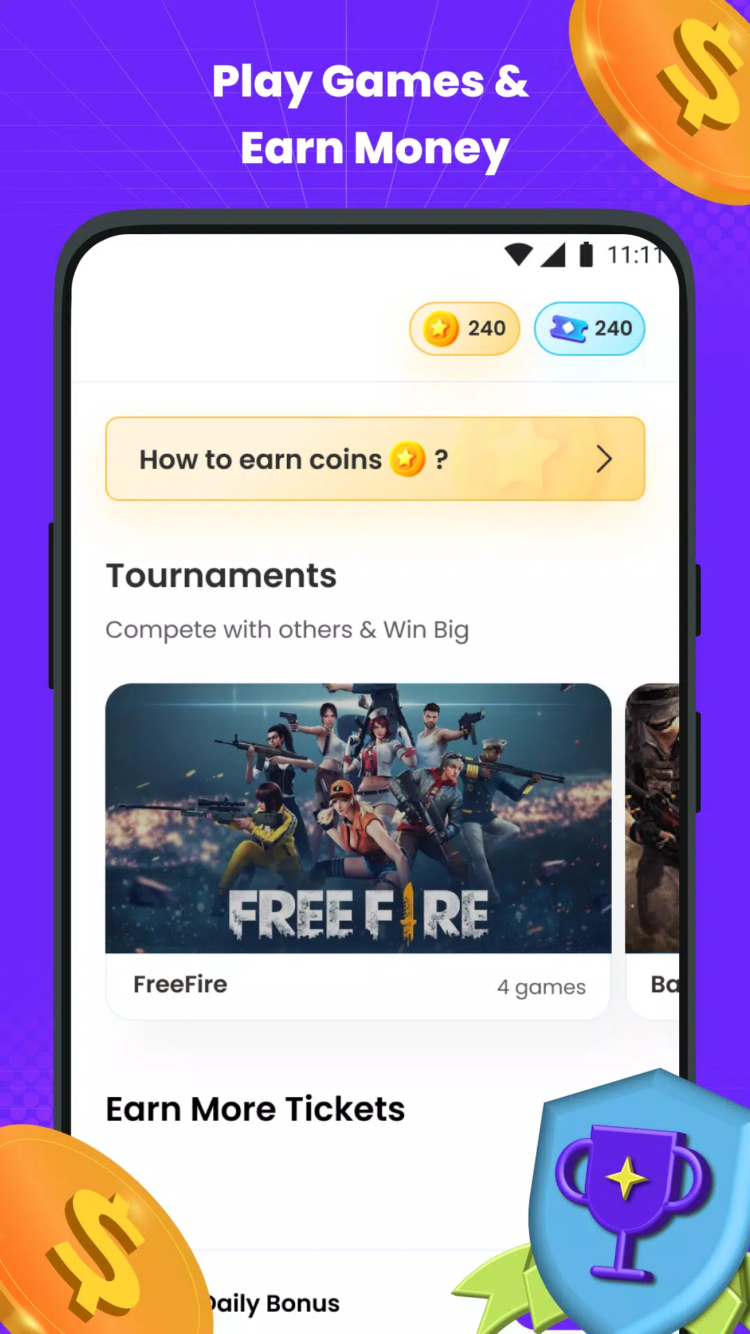 mGamer – Earn Money, Gift Card應用截圖第2張