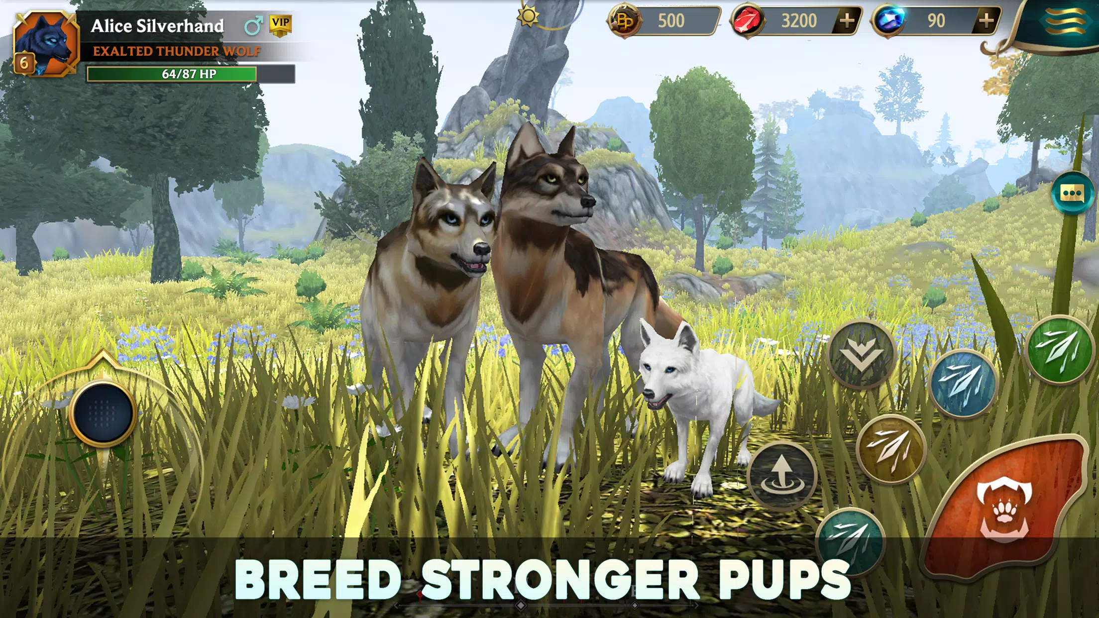 Wolf Tales - Wild Animal Sim Ảnh chụp màn hình 0