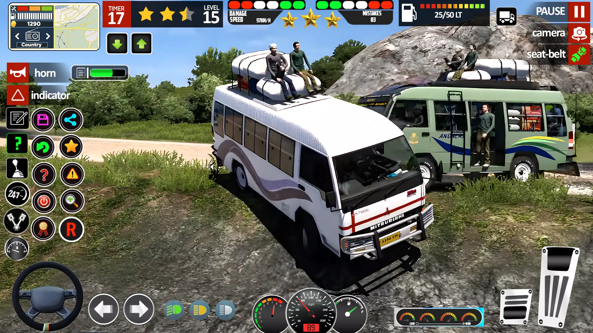 Mini Bus Game: Bus Driving 3D ဖန်သားပြင်ဓာတ်ပုံ 3