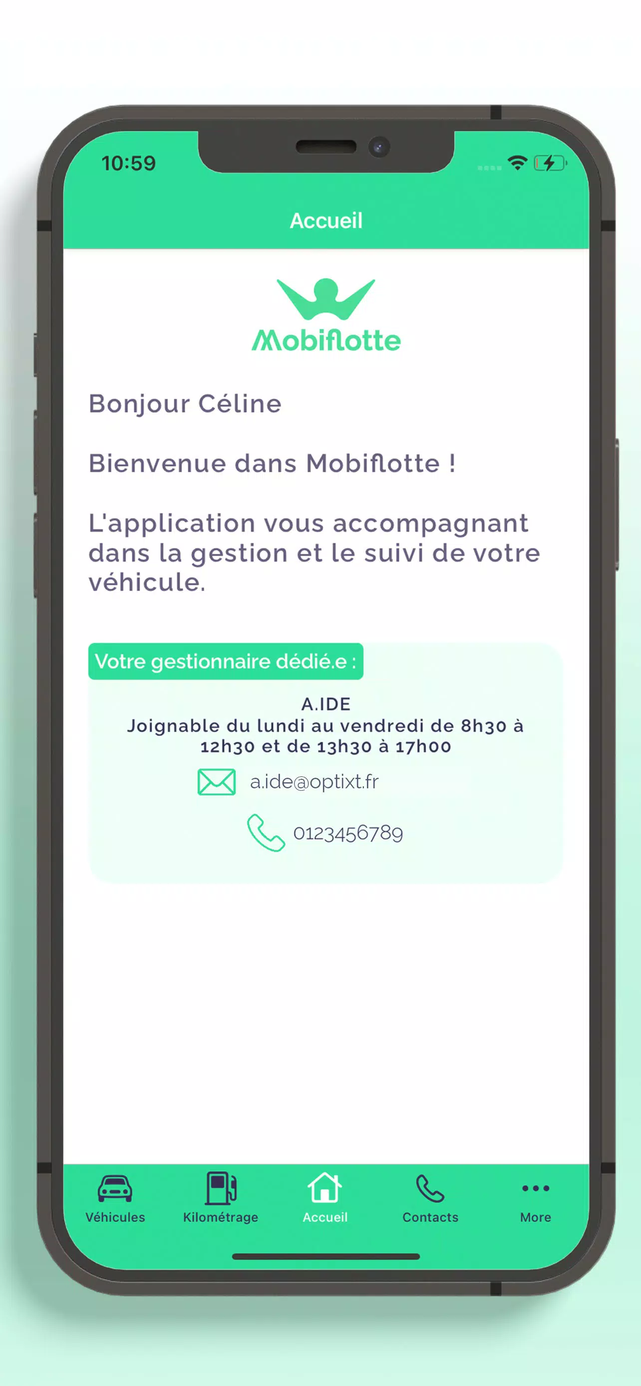 Mobiflotte Capture d'écran 1