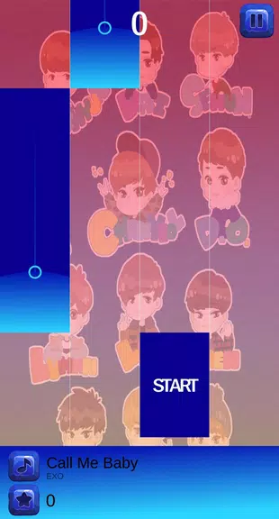 EXO Chibi Piano Tiles Zrzut ekranu 3