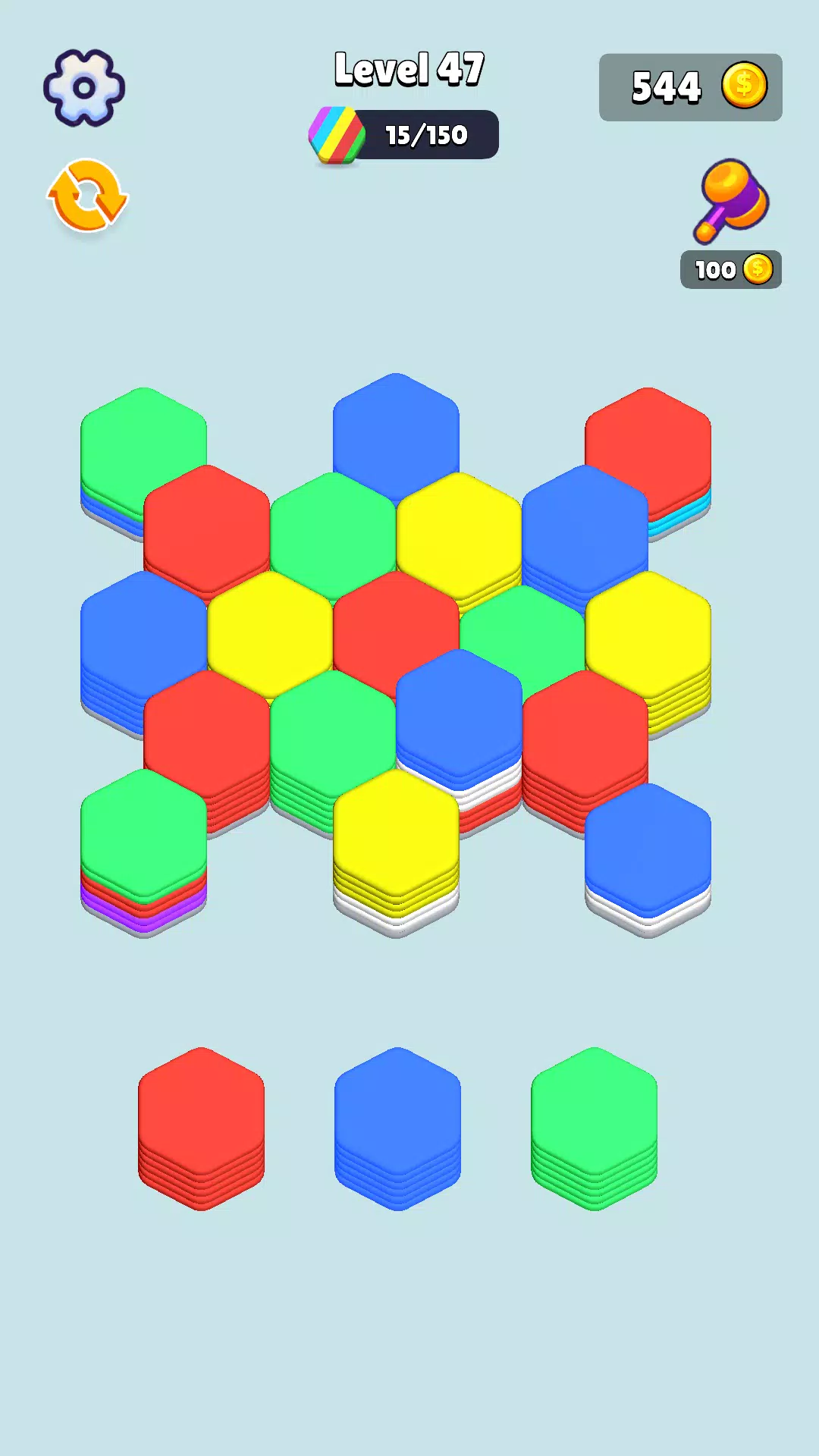 Stack Hexa Sort: Puzzle Match應用截圖第0張