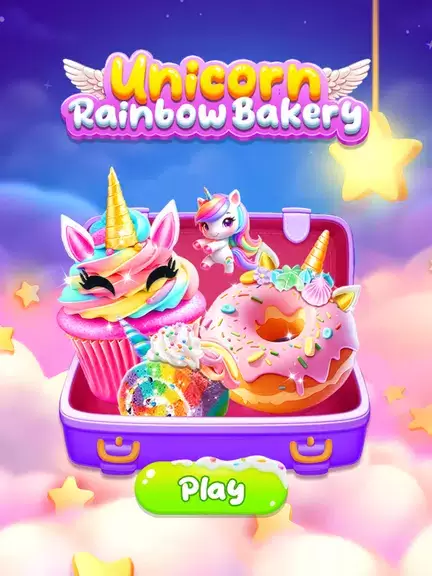 Princess Unicorn Desserts Captura de tela 0