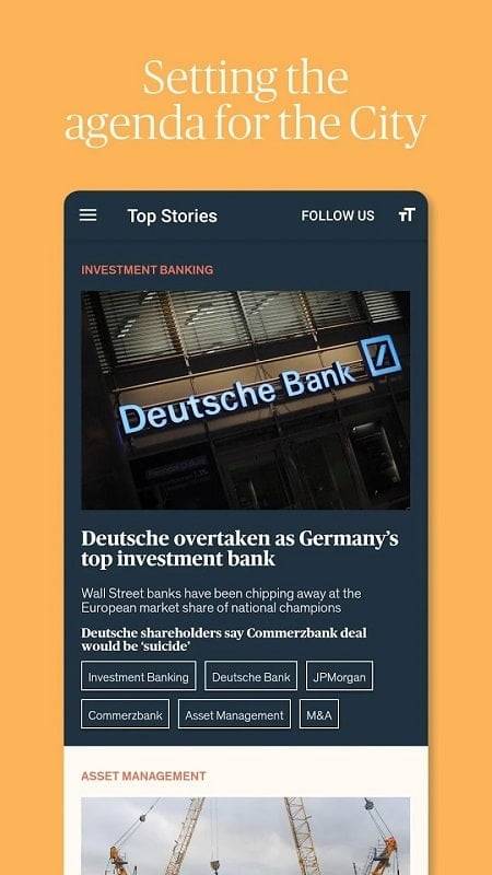 Financial News Schermafbeelding 1