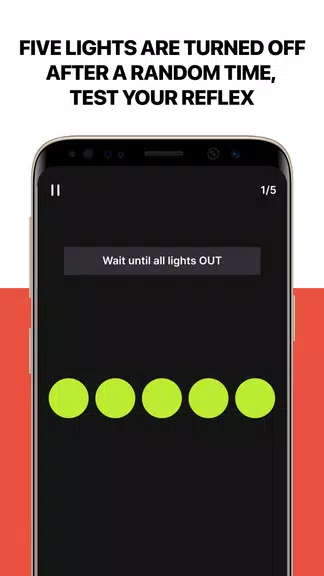 LightsOut Reaction Time/Reflex Ekran Görüntüsü 1