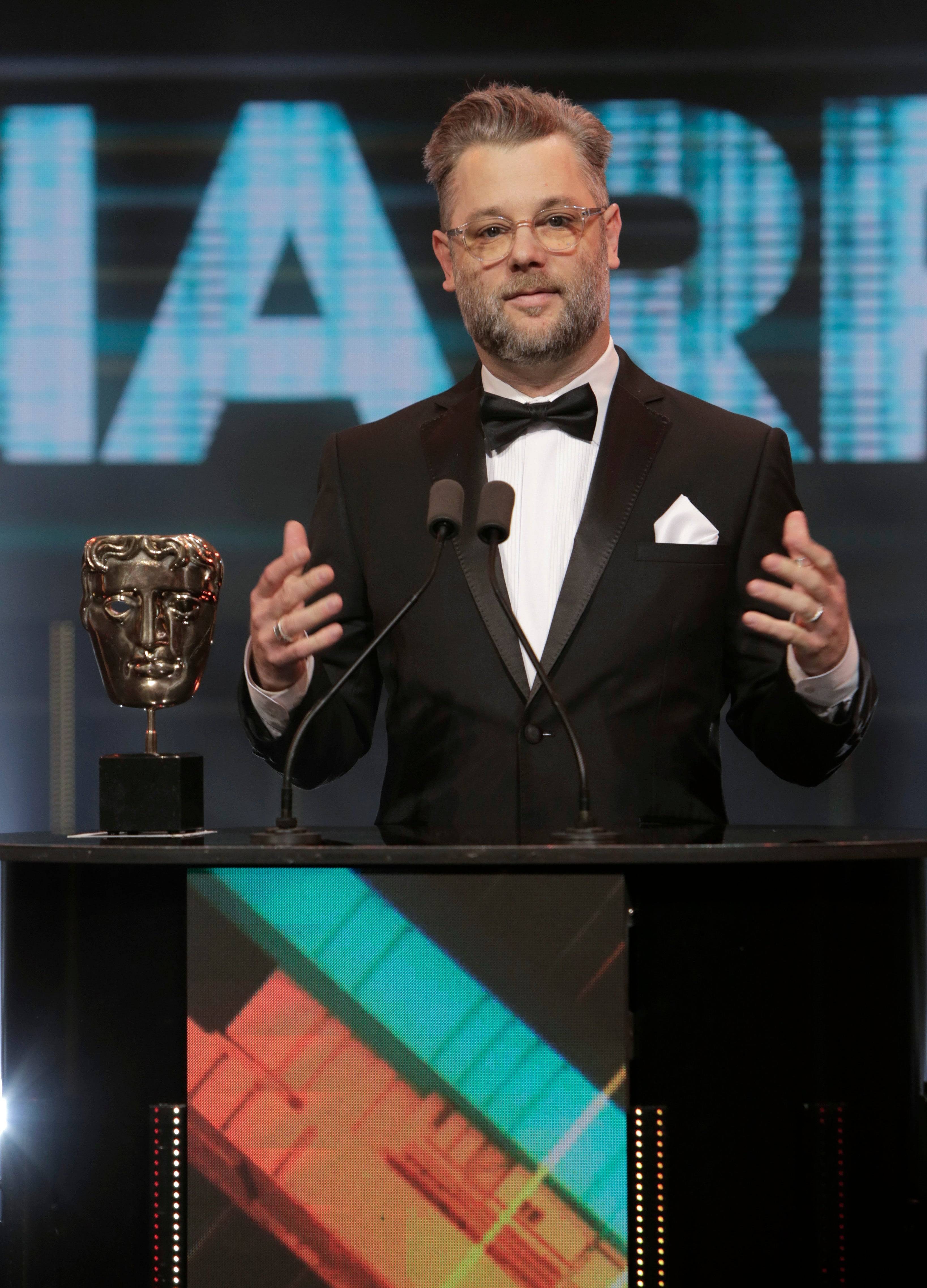 Cory Barlog。圖片來源：Hannah Taylor/BAFTA通過Getty Images