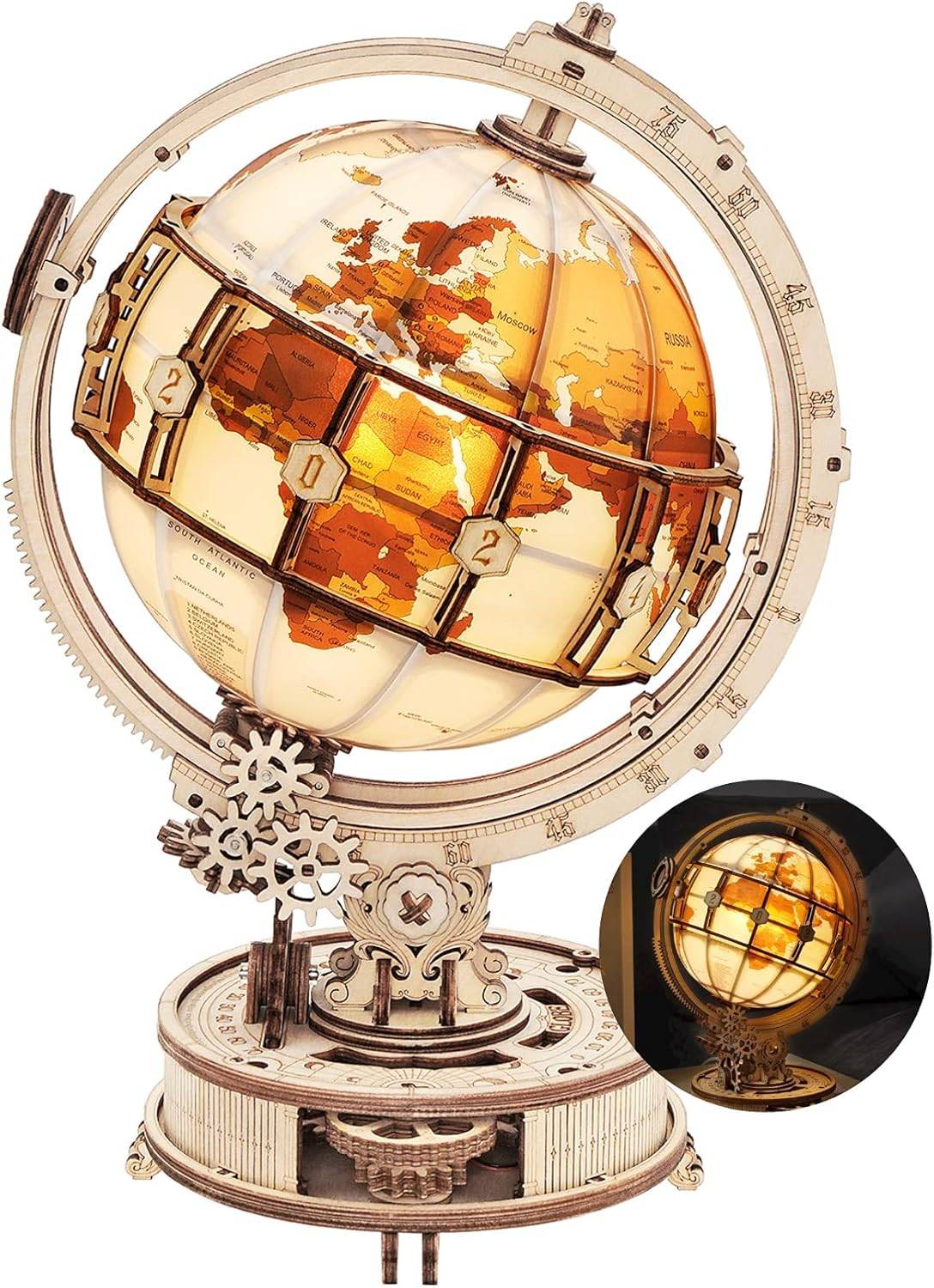 ROKR Illuminated Globe Puzzle