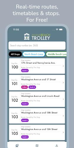 Schermata Miami Beach Trolley Tracker 0