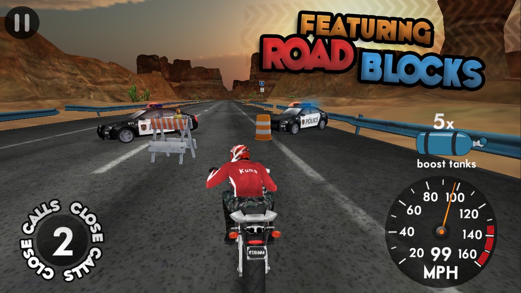 Highway Rider Schermafbeelding 0