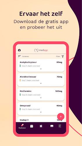 MedApp: jouw medicijnapp 스크린샷 1