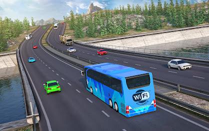 US Coach Bus Driving Game 2024 स्क्रीनशॉट 1