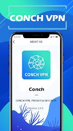 Conch VPN-Privacy & Security Schermafbeelding 0