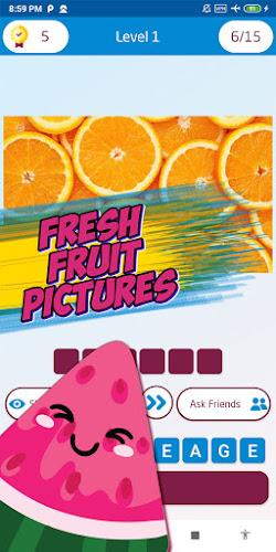 Guess the fruit name game 스크린샷 3