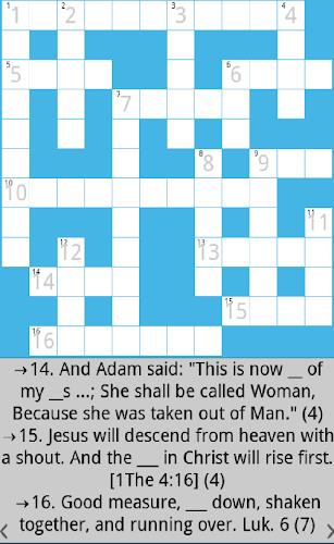 Bible Crossword Captura de tela 0