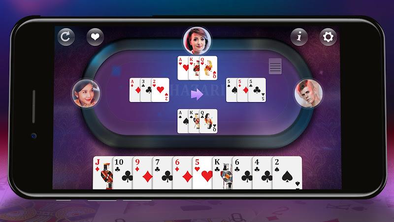 Hazari Card Game Offline ဖန်သားပြင်ဓာတ်ပုံ 1