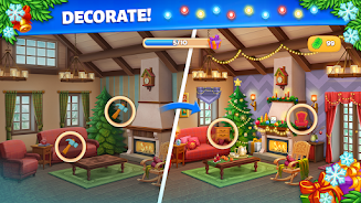 Schermata Merge Christmas: Home Design 3