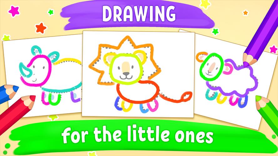 Coloring book Games for kids 2 स्क्रीनशॉट 0