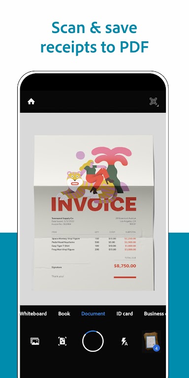 Adobe Scan: PDF Scanner, OCR Скриншот 2