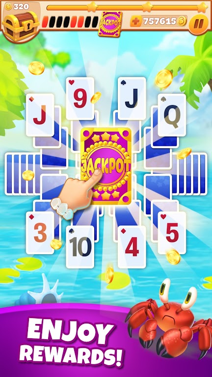 Solitaire Tarot: Fun Card Patience & Travelling Captura de pantalla 2