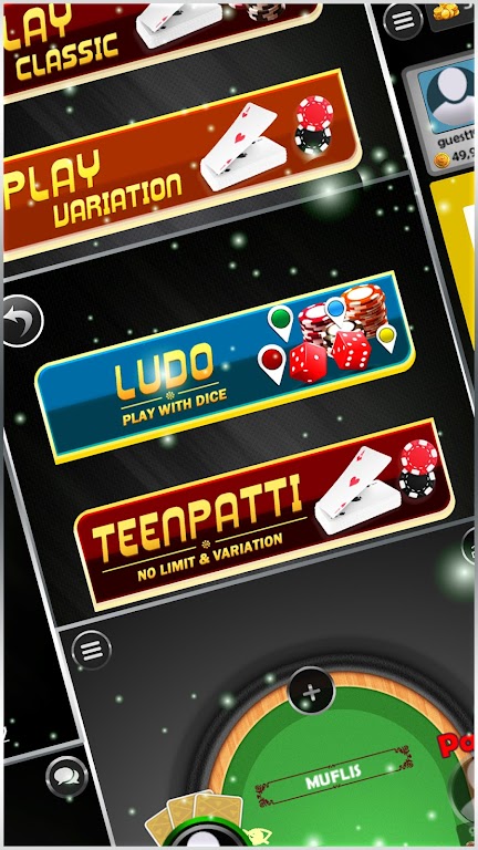 Game Of Clubs Teen Patti (3 Card Poker) and Ludo স্ক্রিনশট 1