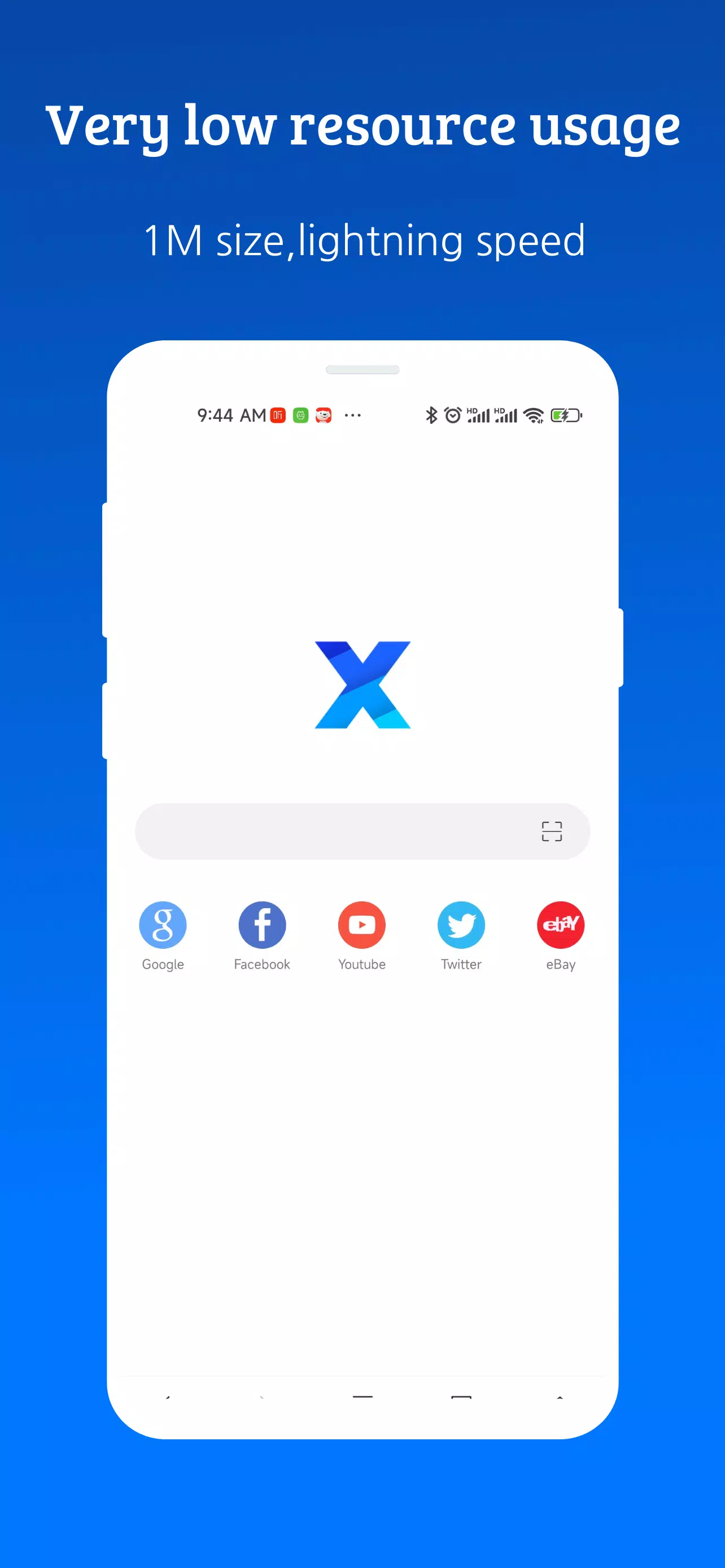 XBrowser - Mini & Super fast Screenshot 0