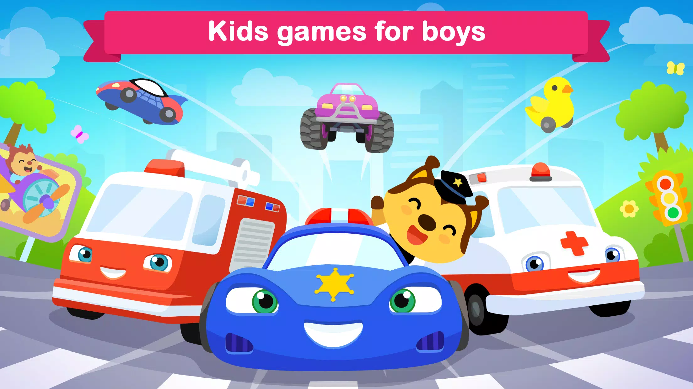 Car games for kids & toddler Tangkapan skrin 0