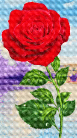 Cross stitch pixel art game Capture d'écran 2