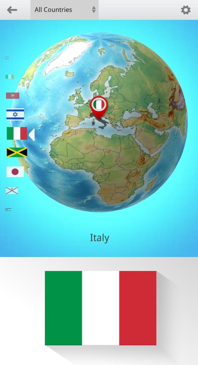 Flags On the Globe Screenshot 3