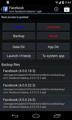 Root Uninstaller ภาพหน้าจอ 2