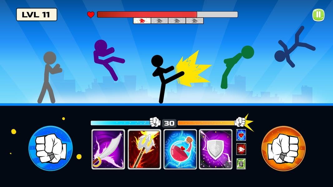 Stickman Fighter Mega Brawl スクリーンショット 0