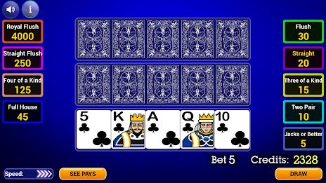 Video Poker: Multi Hand应用截图第2张