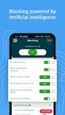 BlockerX - Bloquear contenido Captura de pantalla 1