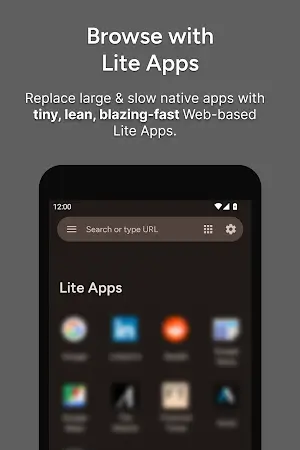 Hermit — Lite Apps Browser स्क्रीनशॉट 0