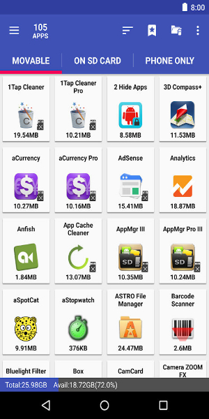 AppMgr Pro III MOD Captura de pantalla 2