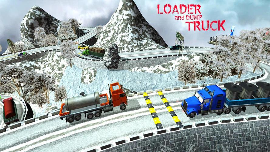 Truck Driving Uphill Simulator Capture d'écran 1