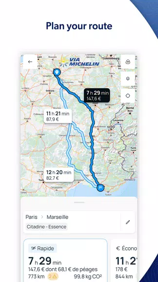 Schermata ViaMichelin GPS, Maps, Traffic 1