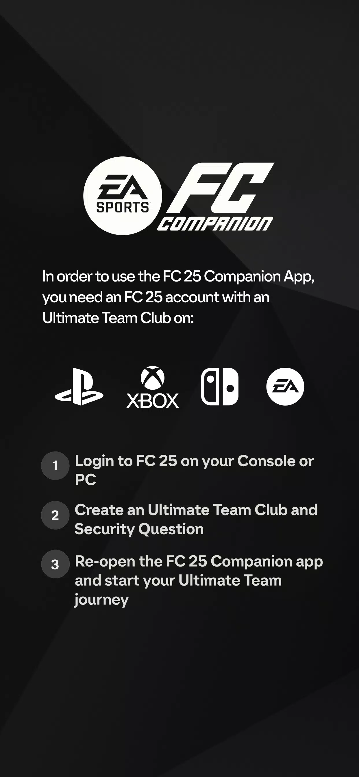 EA SPORTS FC™ 25 Companion ภาพหน้าจอ 0