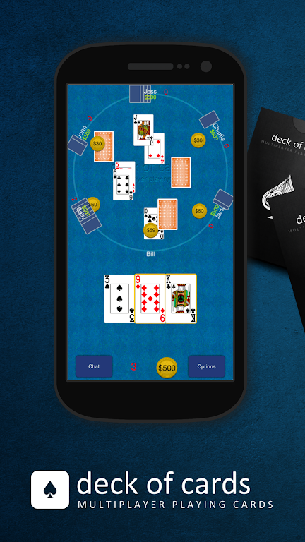 Multiplayer Deck Of Cards Schermafbeelding 0