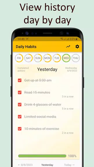 Daily activities tracker Captura de pantalla 3